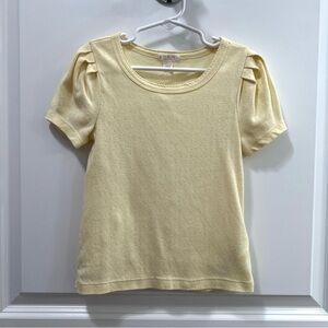 Crewcuts Girls Yellow Top Size XS (4-5)